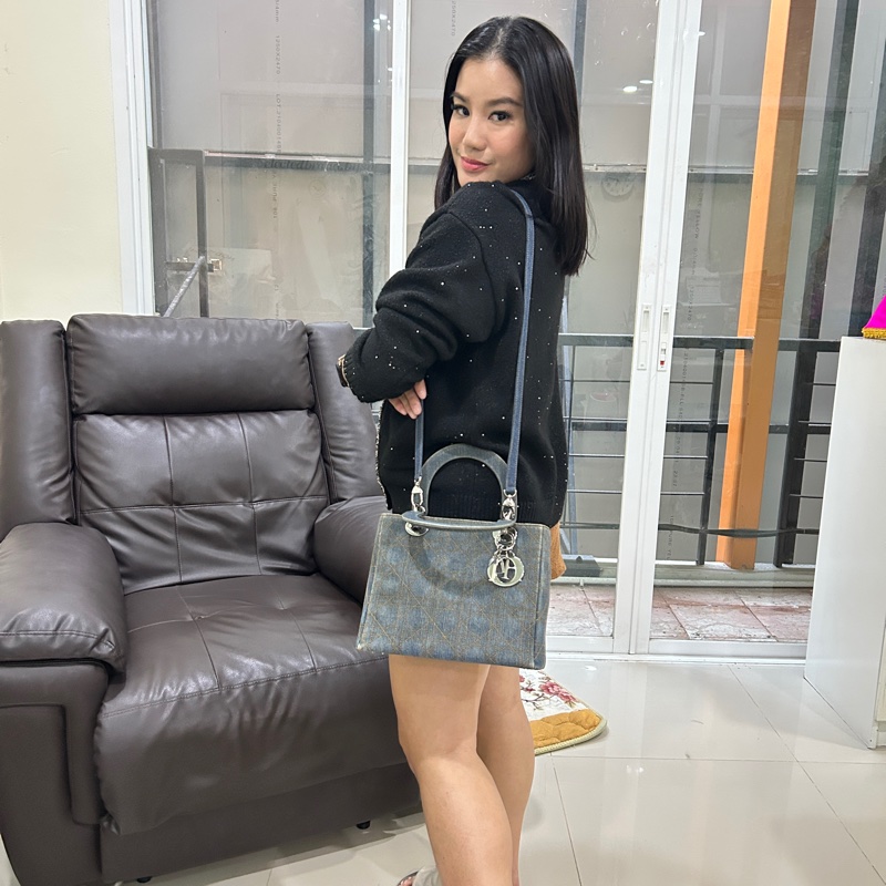 DIOR Lady 牛仔布手提包 2004年-4