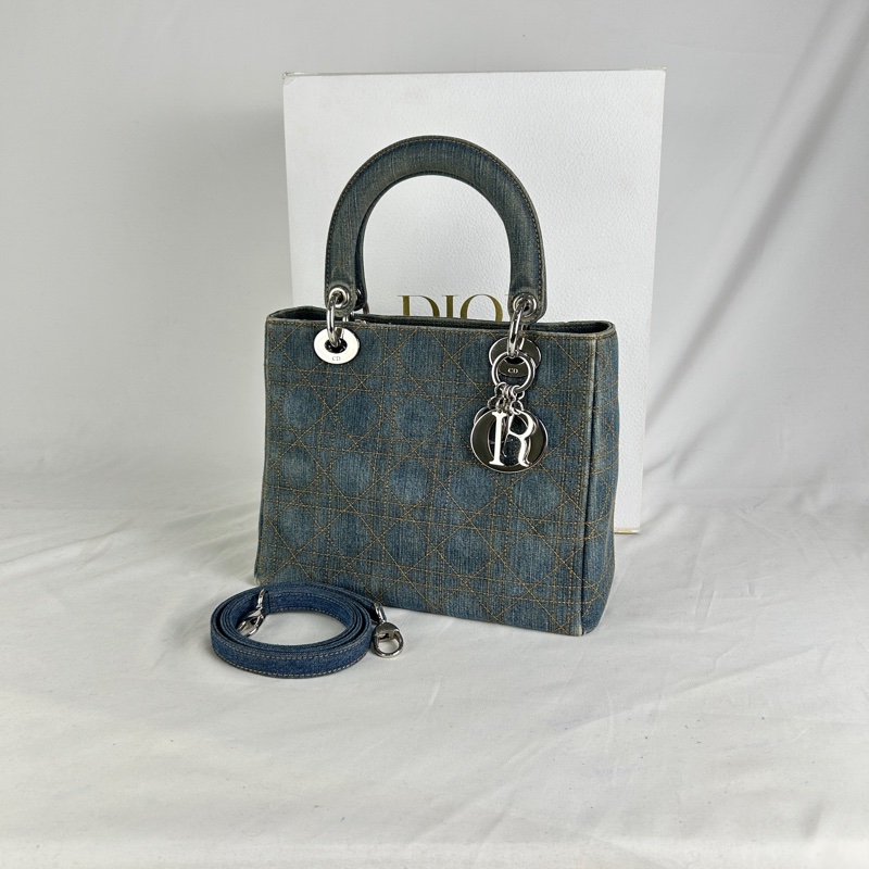 DIOR Lady 牛仔布手提包 2004年-5