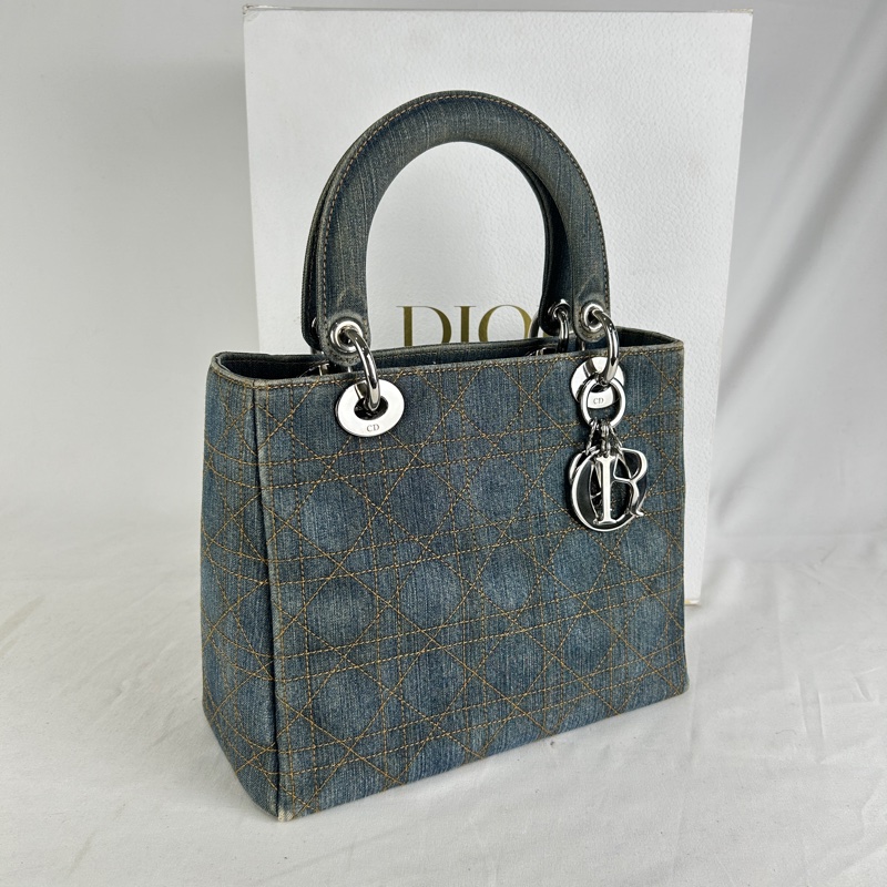 DIOR Lady 牛仔布手提包 2004年-6