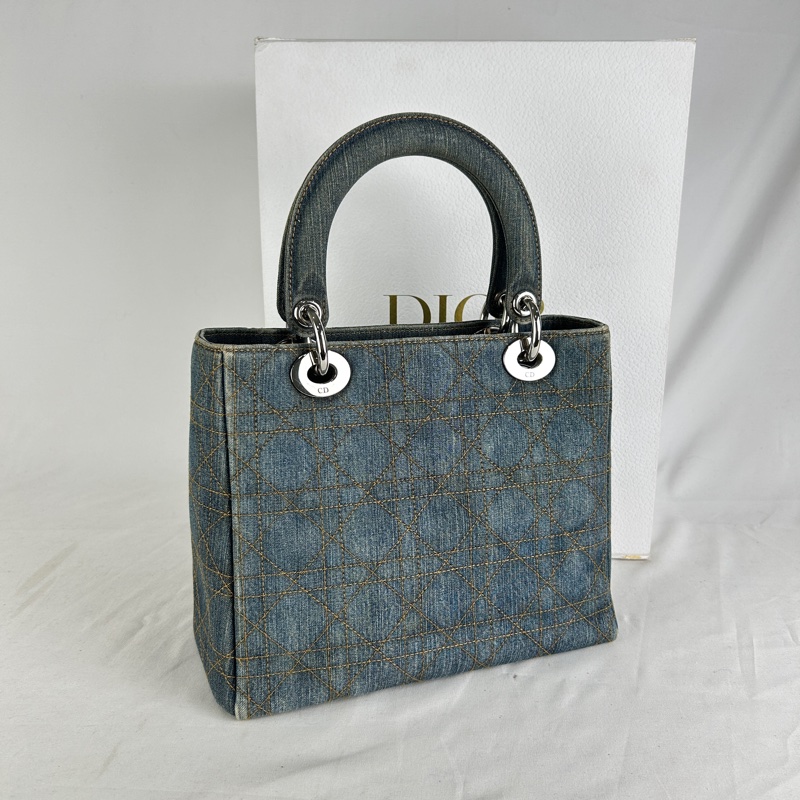 DIOR Lady 牛仔布手提包 2004年-8