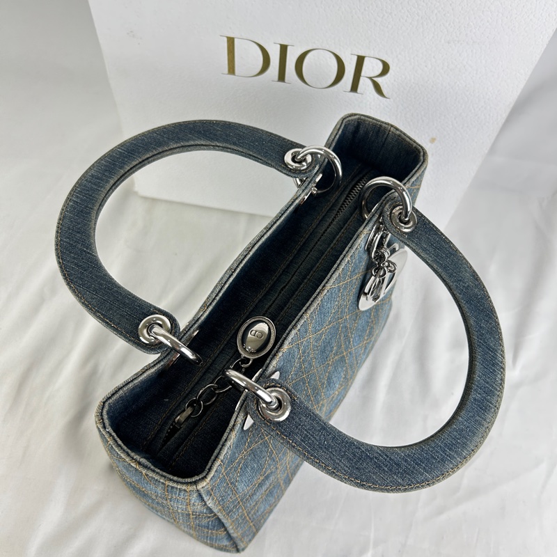 DIOR Lady 牛仔布手提包 2004年-13