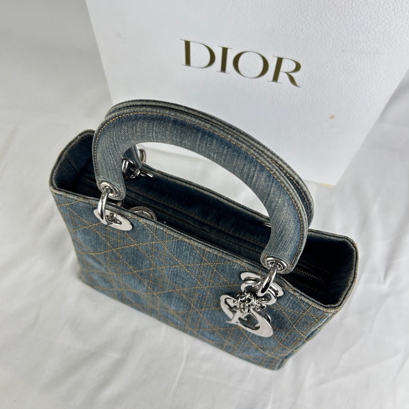 DIOR Lady 牛仔布手提包 2004年-14