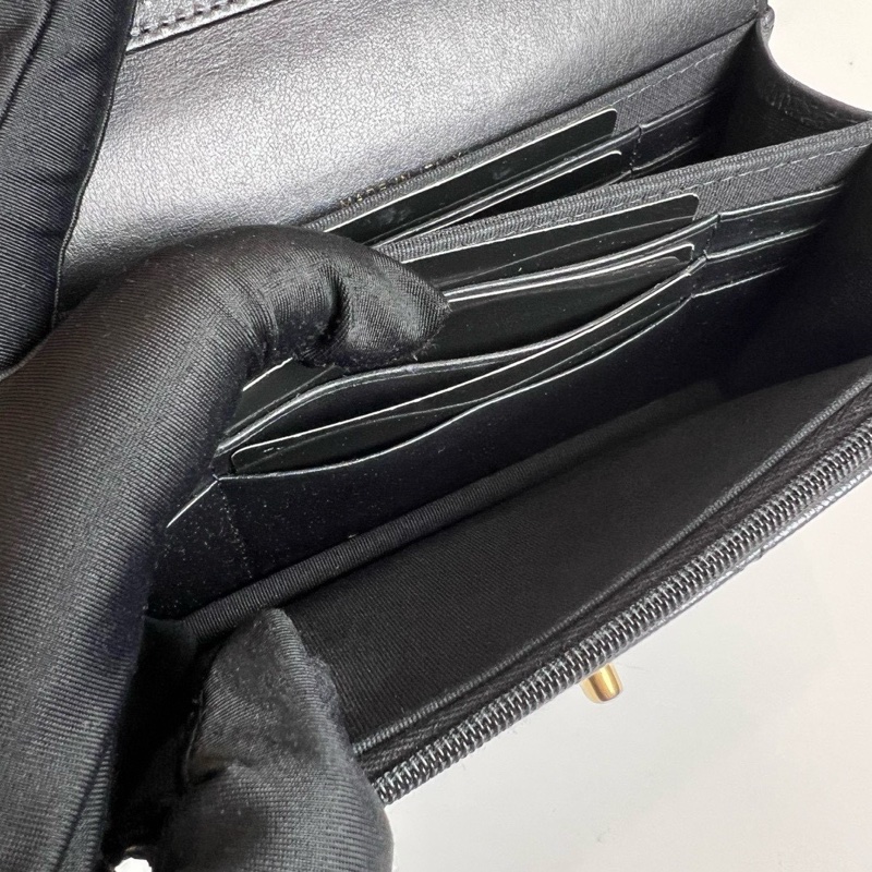 Chanel WOC 調節釦 23B 可調式mini WOC 荔枝牛皮 晶片款-9