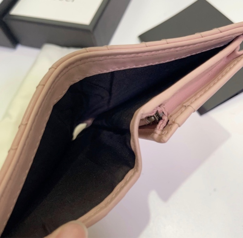 GUCCI GG Marmont 牛皮雙G 短夾 錢包-13