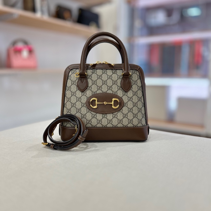 Gucci 馬銜 1955手提包斜背包-0