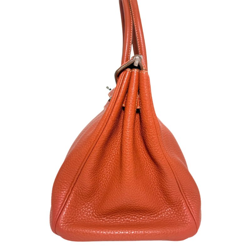 ［ 3531］ Hermès 愛馬仕 BIRKIN 35 (三文魚色)Togo 皮 銀扣-2