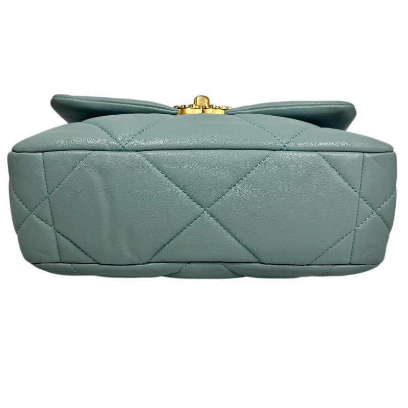 【2617】香奈兒 Chanel 19Bag 29系列 湖水藍(羊皮) 小號-4