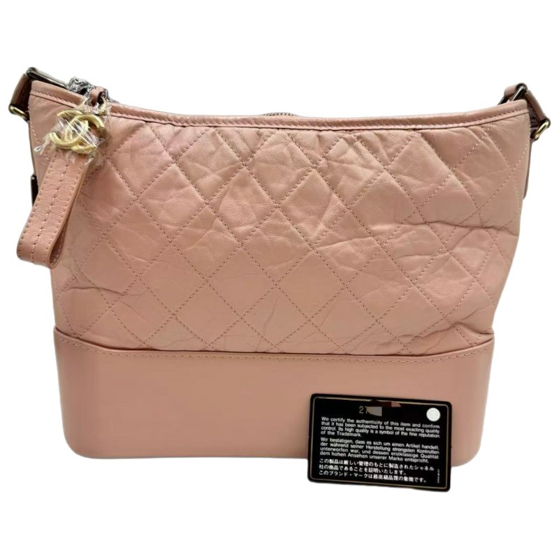 【2067】香奈兒Chanel Gabrielle Pink Crossbody 手袋 27 系列小牛皮-0