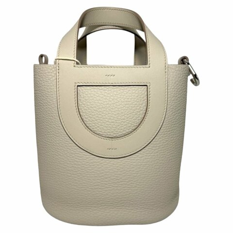 ［ 2706］ Hermes 愛馬仕 PICOTIN (冰川白）TC皮 銀扣
