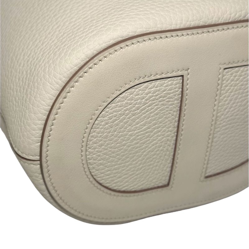 ［ 2706］ Hermes 愛馬仕 PICOTIN (冰川白）TC皮 銀扣-6