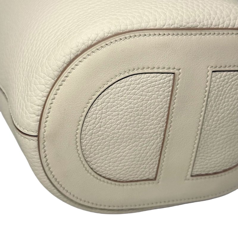 ［ 2706］ Hermes 愛馬仕 PICOTIN (冰川白）TC皮 銀扣-8