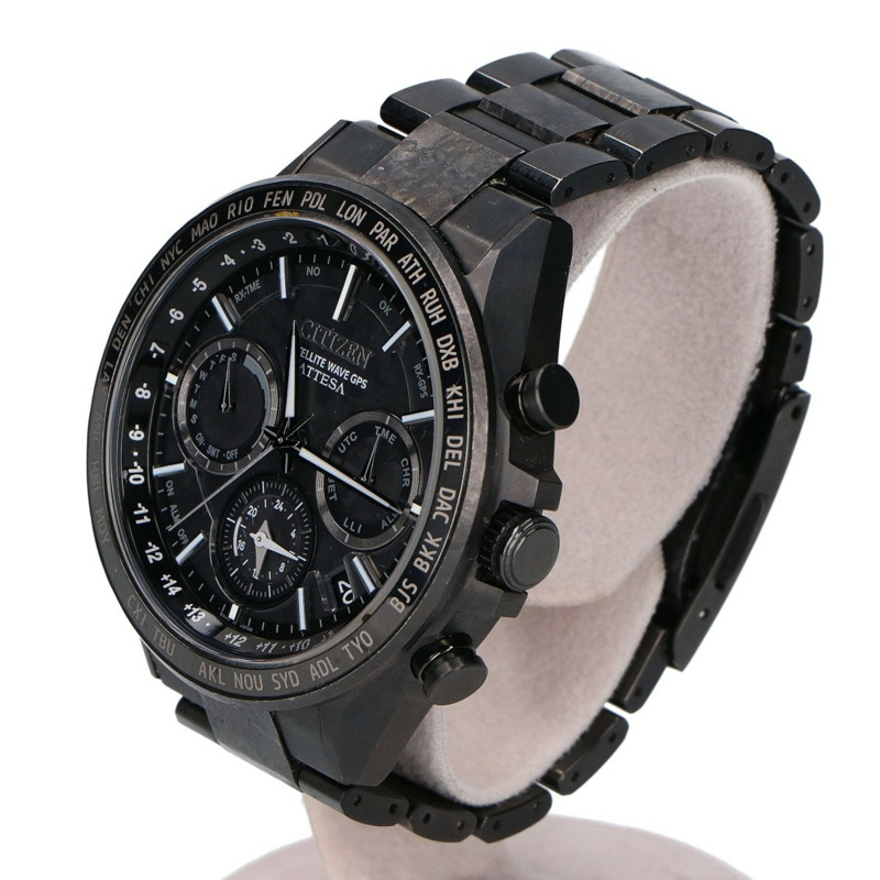 CITIZEN CC4044-53E 35週年限量版全球1000枚,Attesa ACT Line Eco-Drive GPS 電波手錶,黑色,男士-2