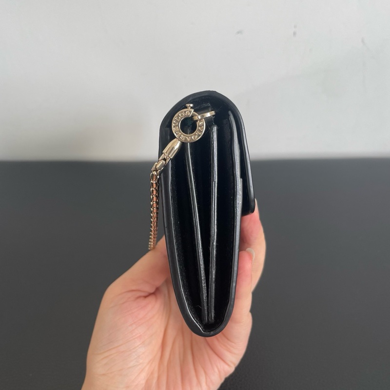 Bvlgari黑色蛇頭鏈條包woc 手提包-2