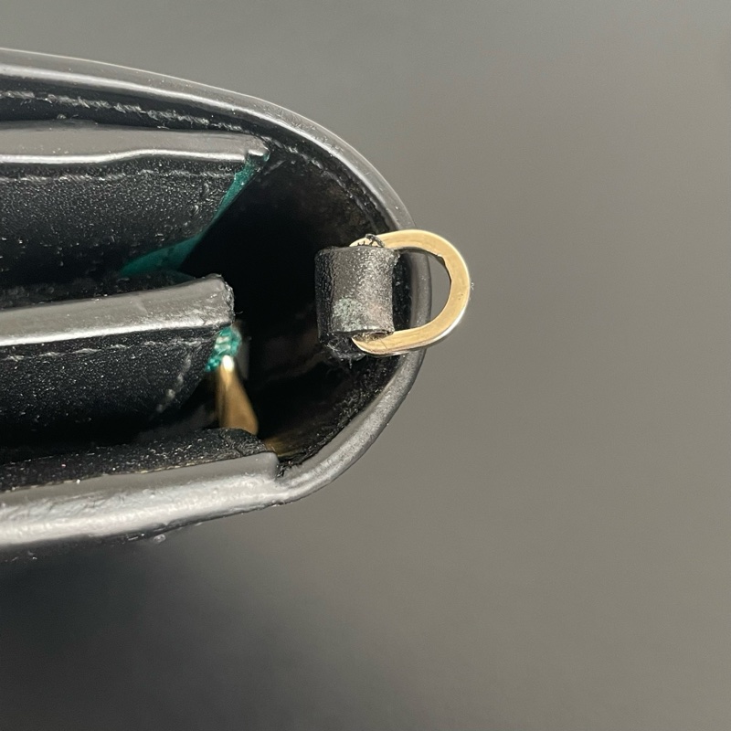 Bvlgari黑色蛇頭鏈條包woc 手提包-12