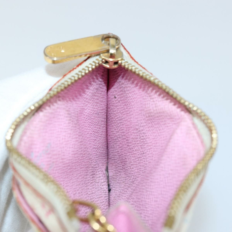 【日本直送】路易威登多色 Pochette ClesNM 零錢包白色 M93734 LV 授權 146748-16