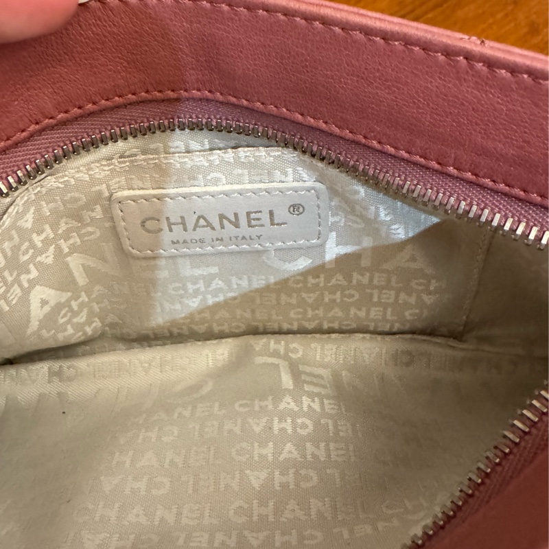 chanel粉色手提小包/晚宴包-21