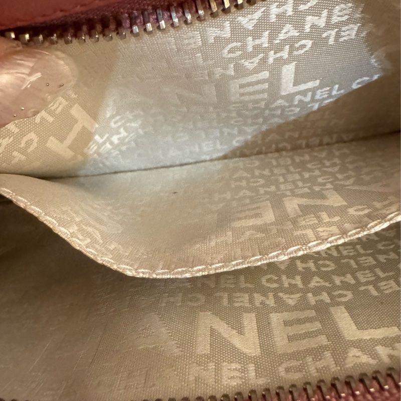 chanel粉色手提小包/晚宴包-27