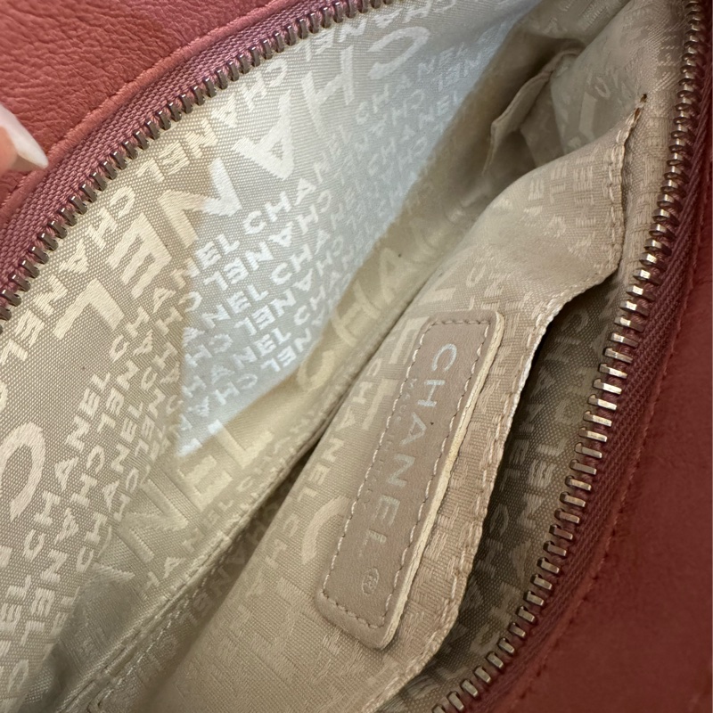 chanel粉色手提小包/晚宴包-33