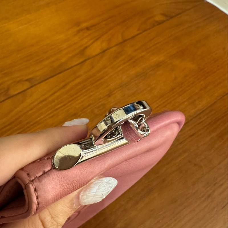 chanel粉色手提小包/晚宴包-43