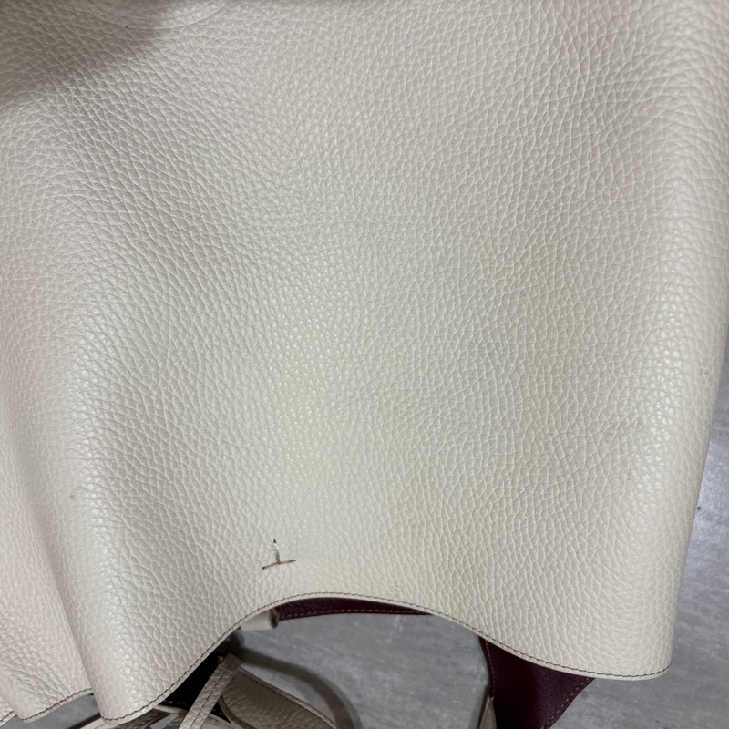 Tod’s肩背包 白色 荔枝紋-3