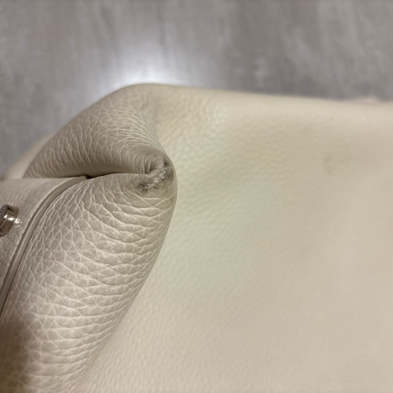 Tod’s肩背包 白色 荔枝紋-10