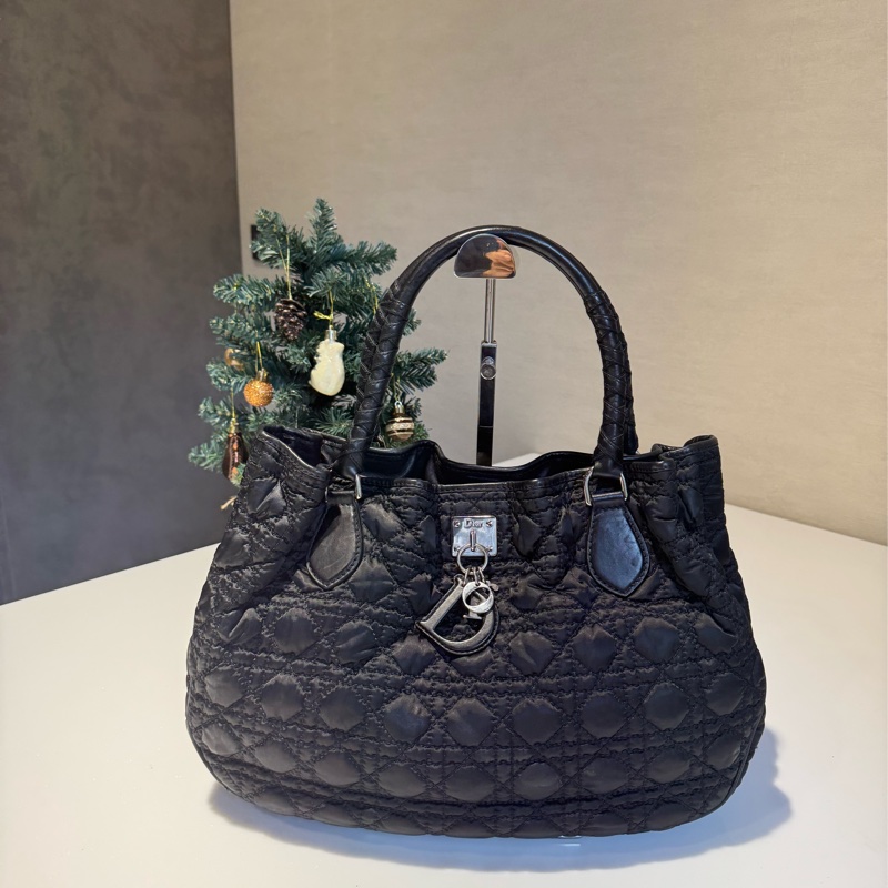 Dior 菱格紋黛妃托特包 Toujours （有保卡）-4