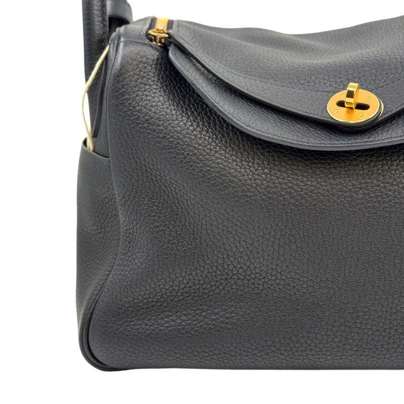 ［3426］愛馬仕Hermes Lindy30 黑金 EP皮  Y刻-6