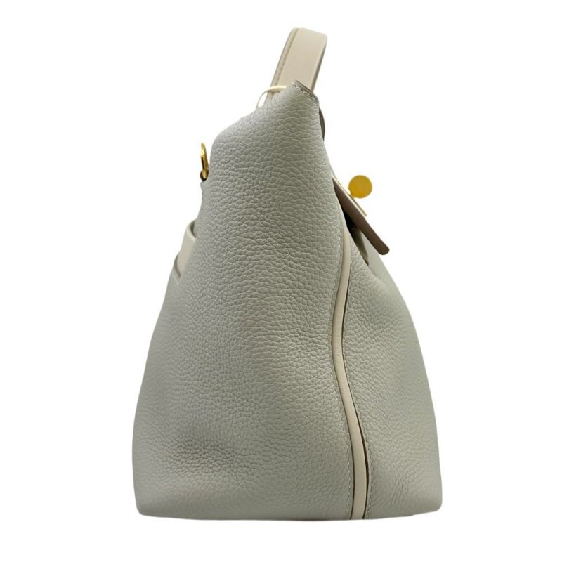 ［3260］愛馬仕 Hermes 2424 冰川白 TOGO 小號 Y刻-3