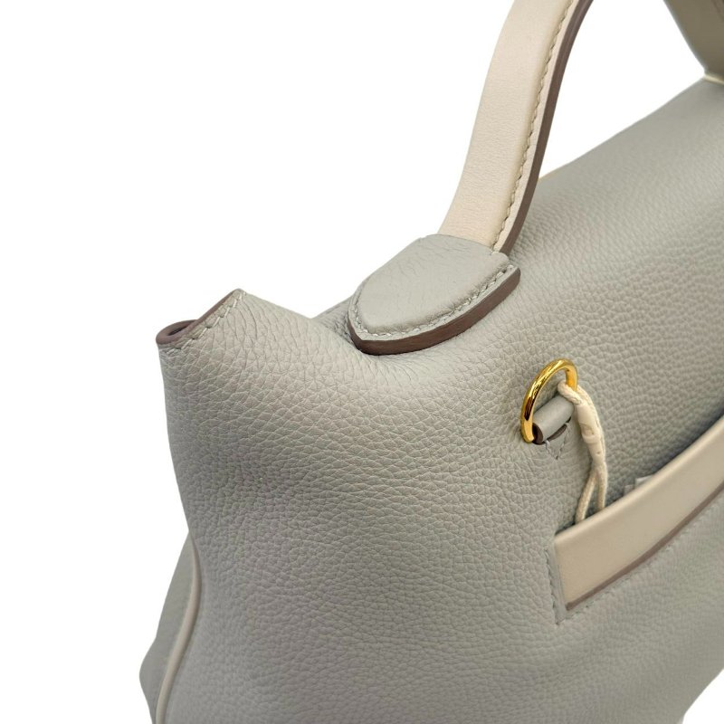 ［3260］愛馬仕 Hermes 2424 冰川白 TOGO 小號 Y刻-14