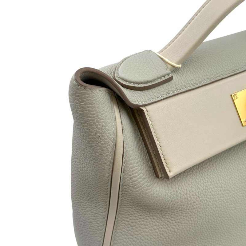 ［3260］愛馬仕 Hermes 2424 冰川白 TOGO 小號 Y刻-15