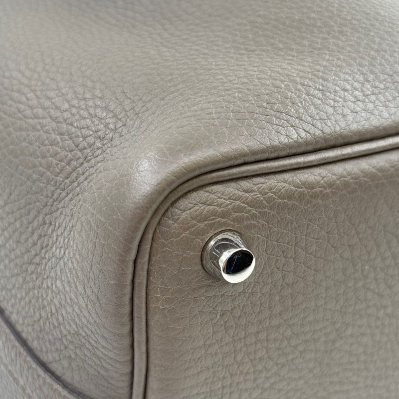 ［2606］愛馬仕Hermes PICOTIN 18 錫氣灰 TC皮  A刻-8