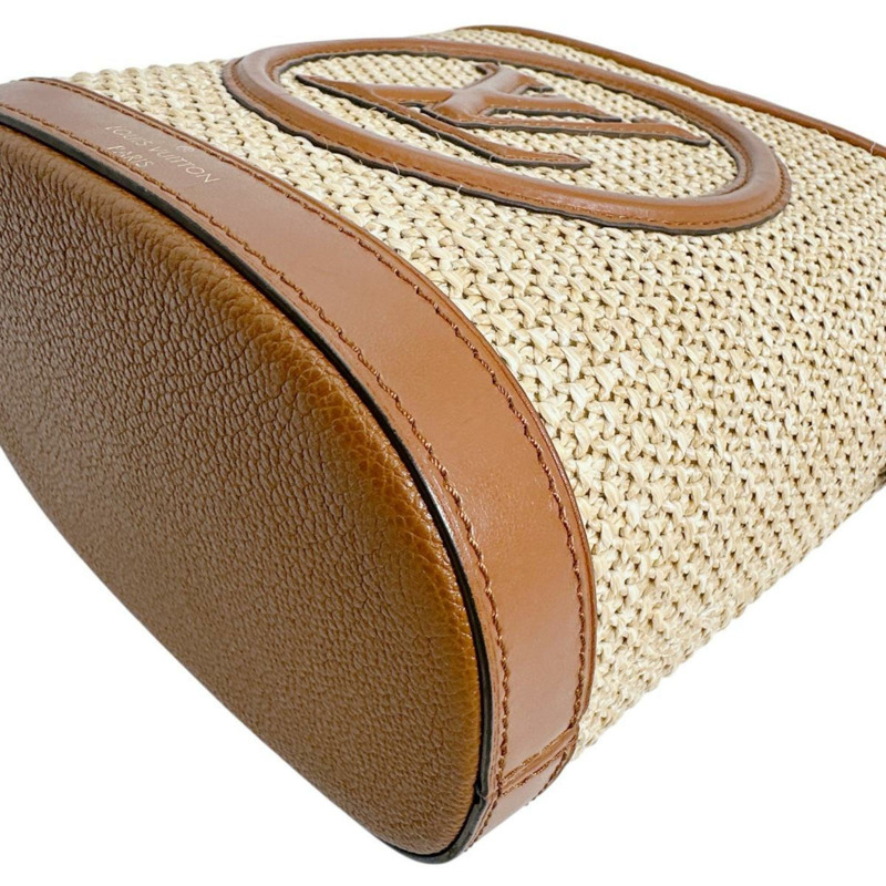 Louis Vuitton Petit Bucket 手提包，皮革，M59962，棕色-6