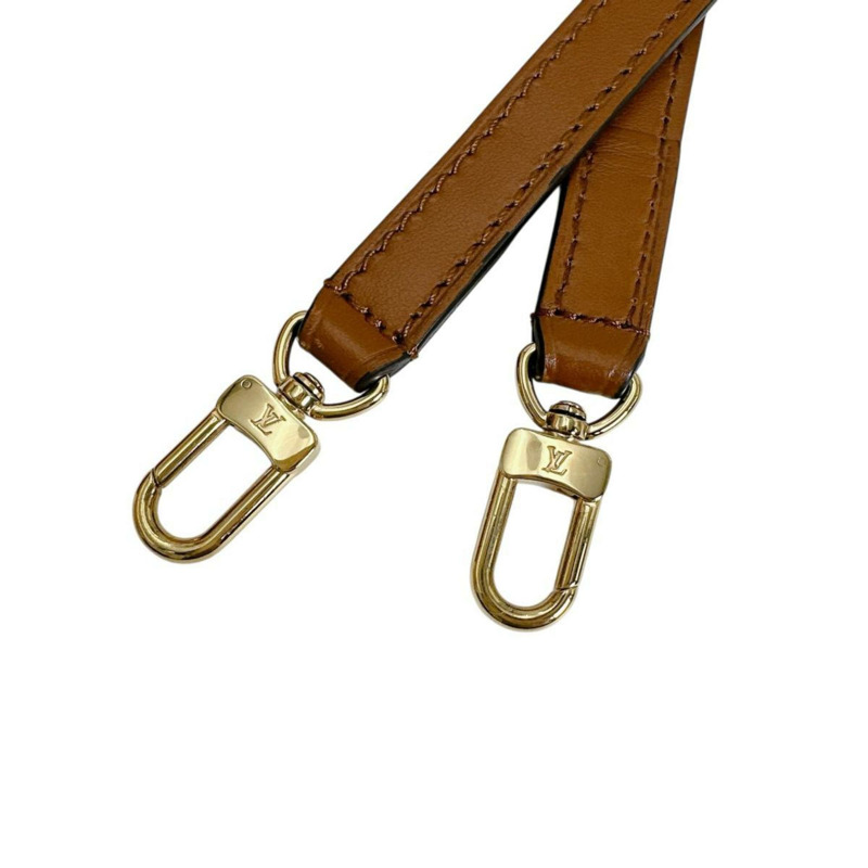 Louis Vuitton Petit Bucket 手提包，皮革，M59962，棕色-14