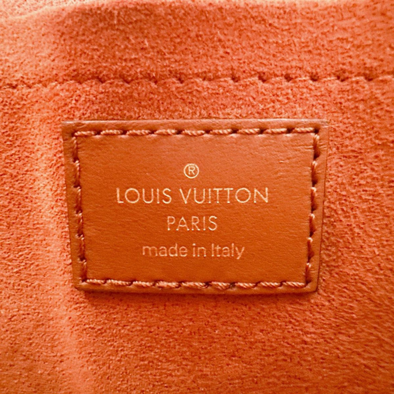 Louis Vuitton Petit Bucket 手提包，皮革，M59962，棕色-15