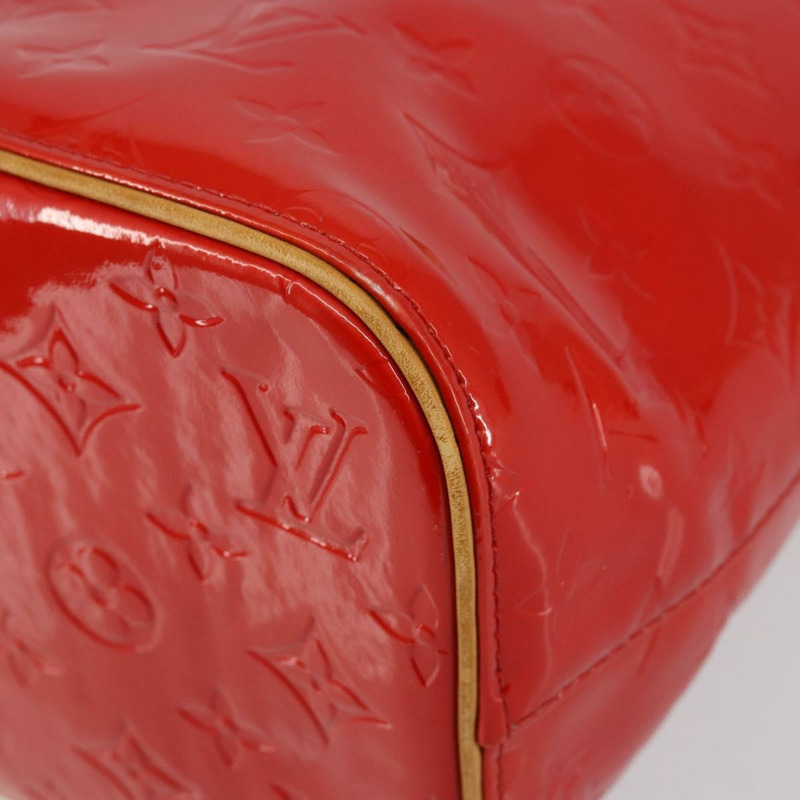 【日本直送】路易威登 Monogram Vernis Houston 手提包 紅色 M91092 LV 授權 146697-8