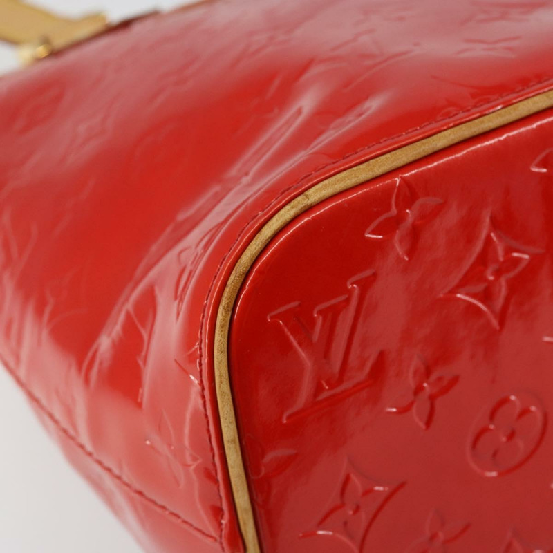 【日本直送】路易威登 Monogram Vernis Houston 手提包 紅色 M91092 LV 授權 146697-13