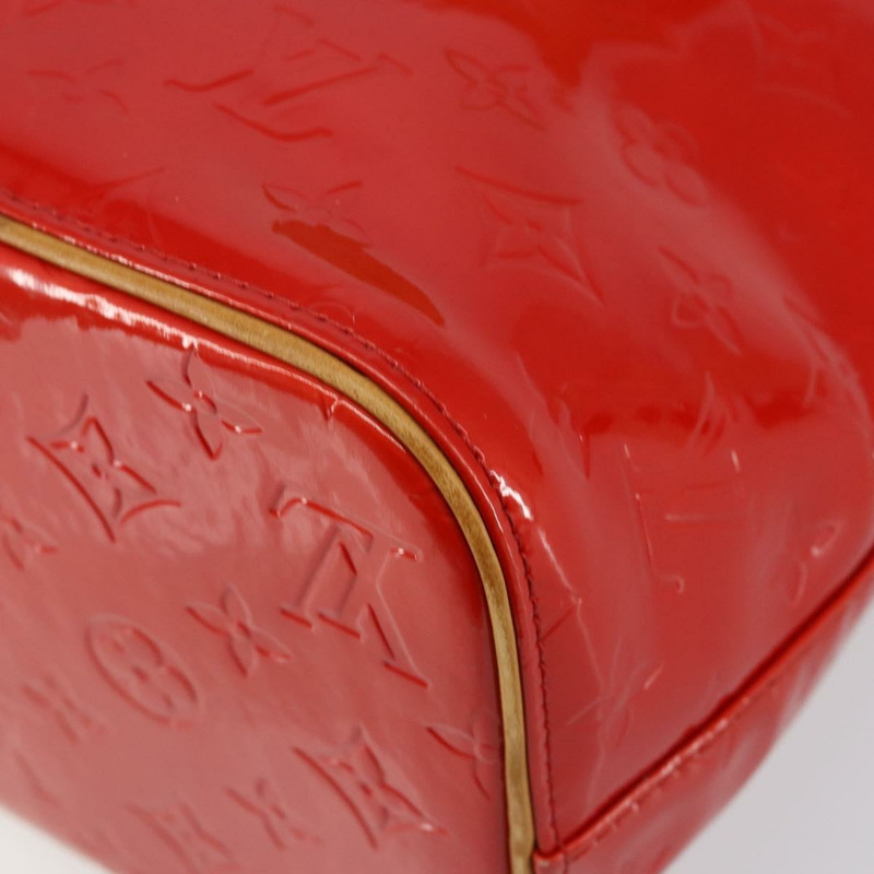 【日本直送】路易威登 Monogram Vernis Houston 手提包 紅色 M91092 LV 授權 146697-14