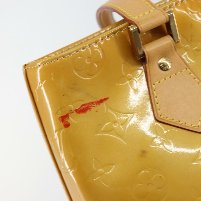 【日本直送】路易威登 Monogram Vernis Houston 手提包 米色 M91004 LV 正品 BA6988-9