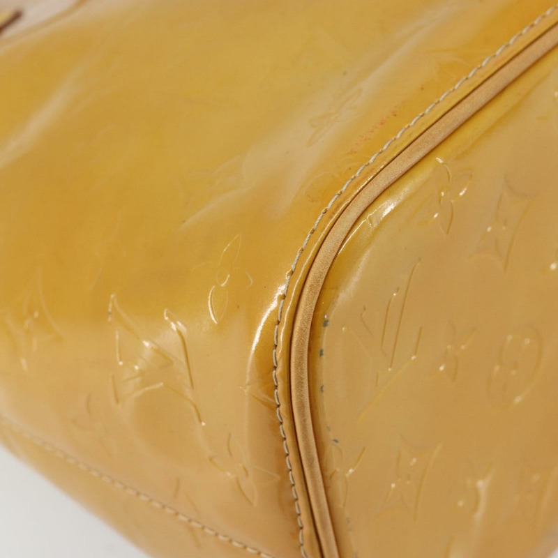 【日本直送】路易威登 Monogram Vernis Houston 手提包 米色 M91004 LV 正品 BA6988-13