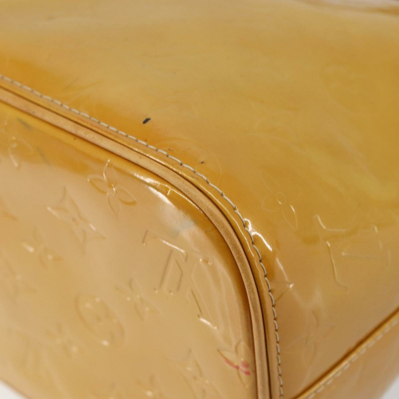 【日本直送】路易威登 Monogram Vernis Houston 手提包 米色 M91004 LV 正品 BA6988-14