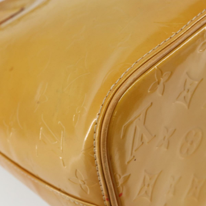 【日本直送】路易威登 Monogram Vernis Houston 手提包 米色 M91004 LV 正品 BA6988-15