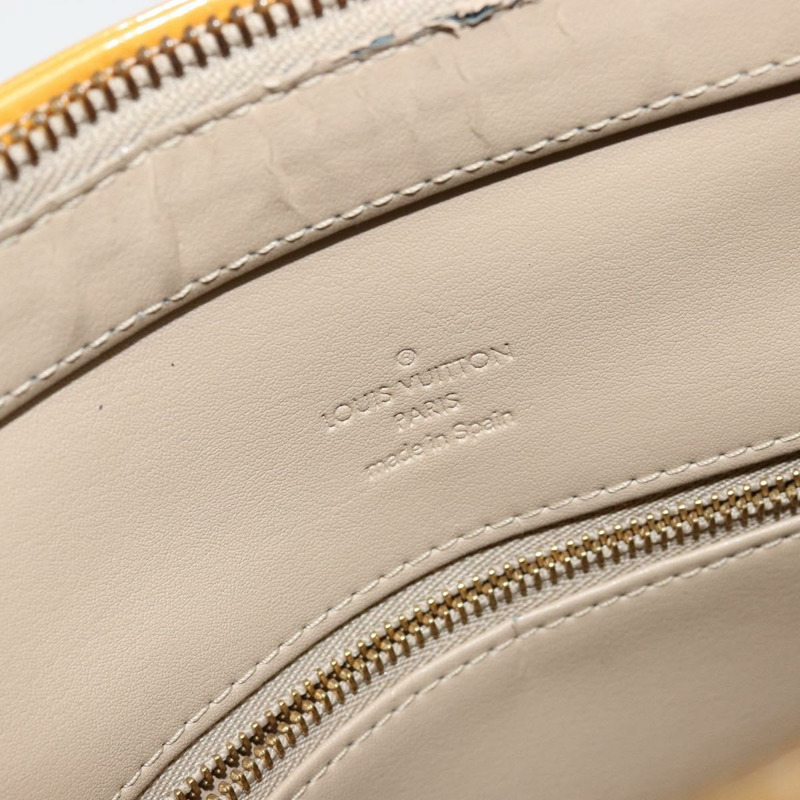 【日本直送】路易威登 Monogram Vernis Houston 手提包 米色 M91004 LV 正品 BA6988-18