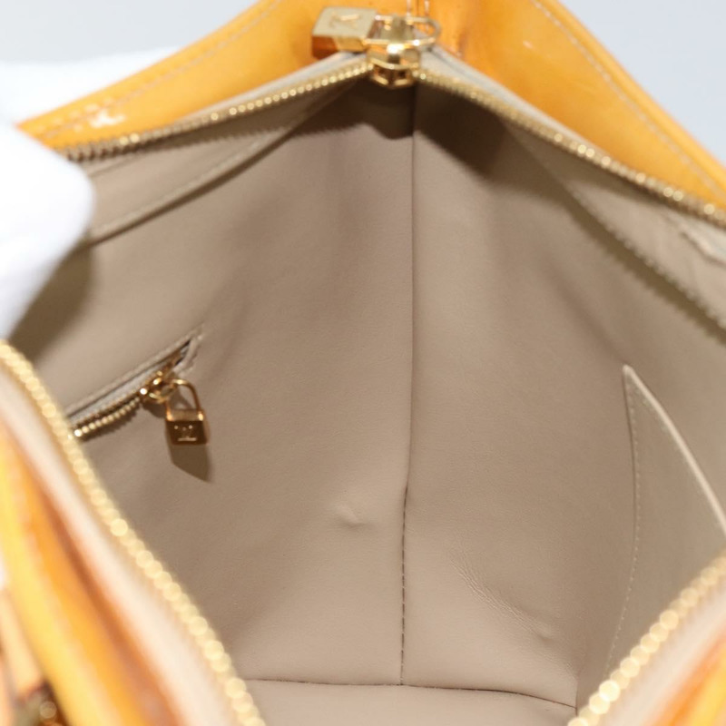 【日本直送】路易威登 Monogram Vernis Houston 手提包 米色 M91004 LV 正品 BA6988-19