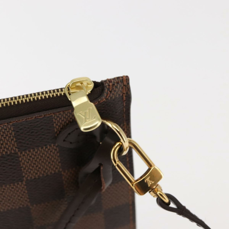【日本直送】路易威登 Damier Ebene Neverfull 中型手拿包 配件包 LV 正品 BA6976-8