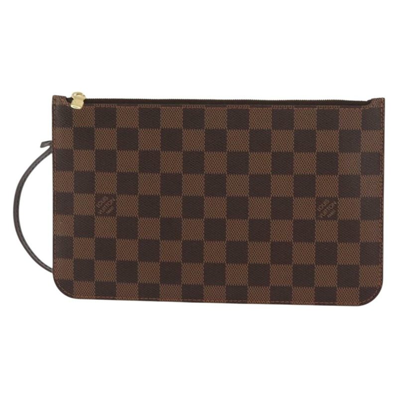 【日本直送】路易威登 Damier Ebene Neverfull 中型手拿包 配件包 LV 正品 BA6976-12