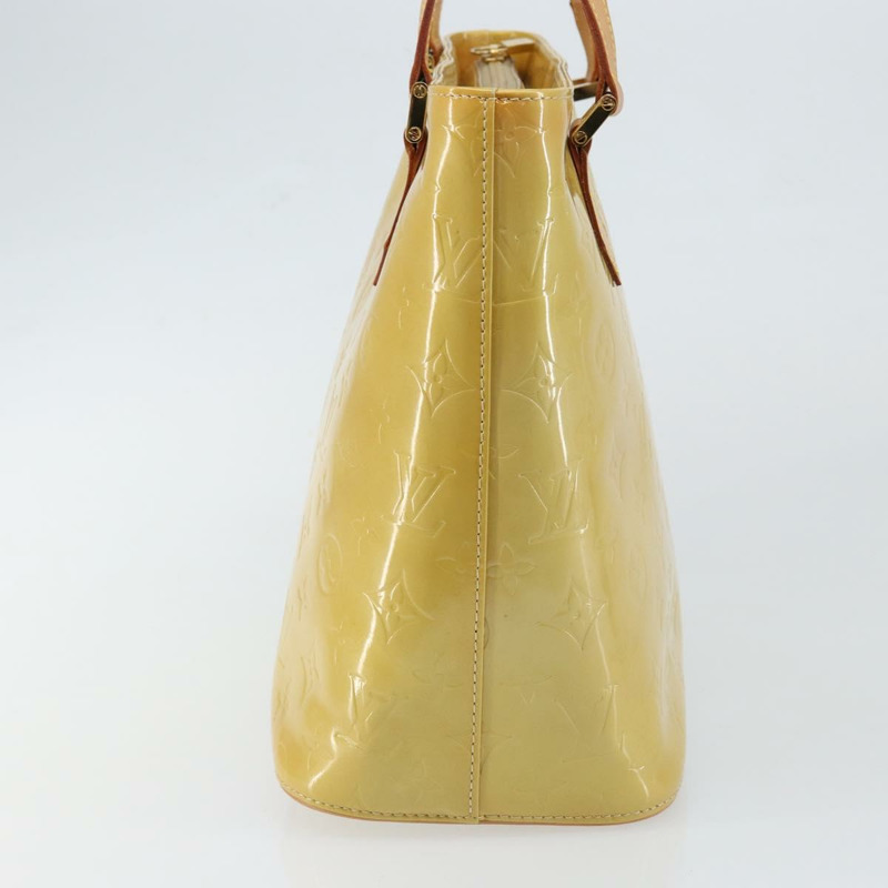 【日本直送】路易威登 Monogram Vernis Houston 手提包米色 M91004 LV 正品 ep11279-3