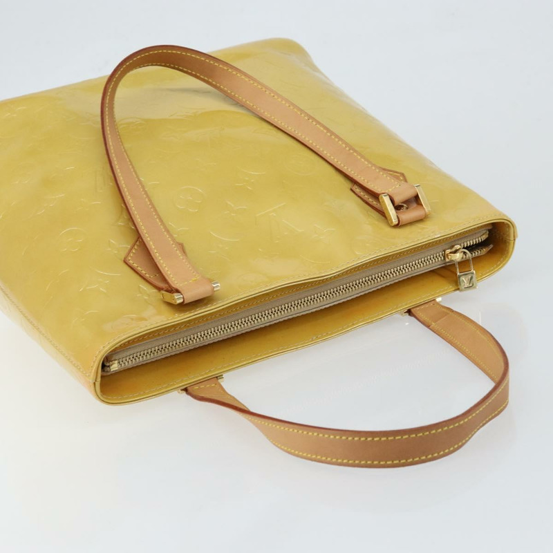 【日本直送】路易威登 Monogram Vernis Houston 手提包米色 M91004 LV 正品 ep11279-5