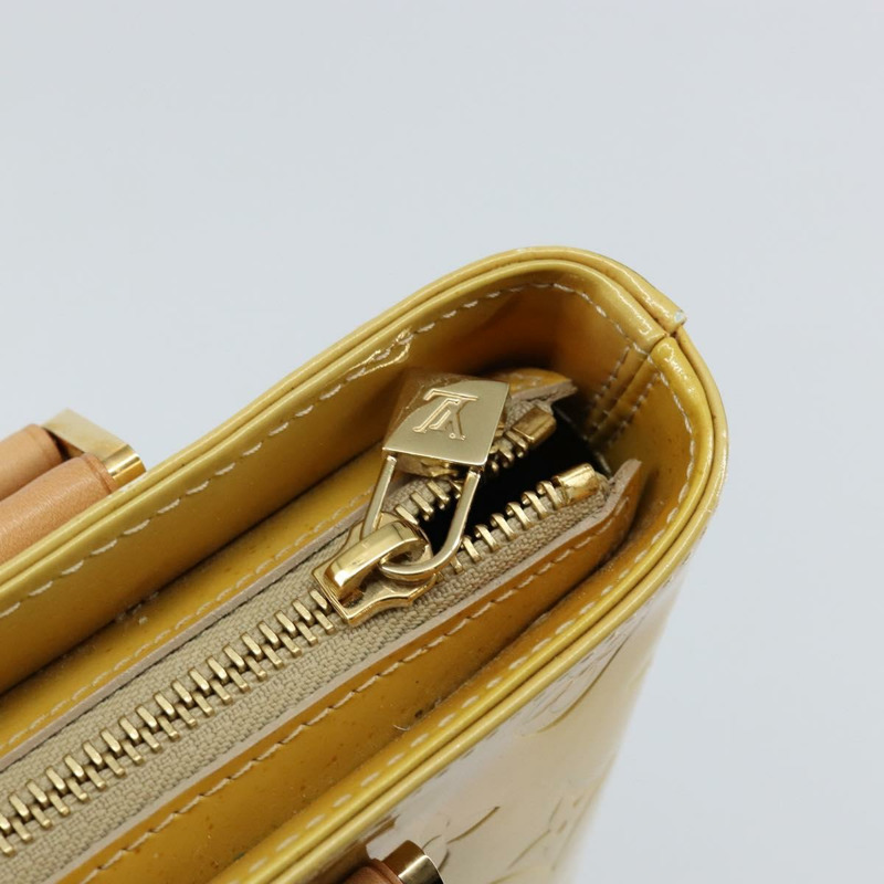 【日本直送】路易威登 Monogram Vernis Houston 手提包米色 M91004 LV 正品 ep11279-9