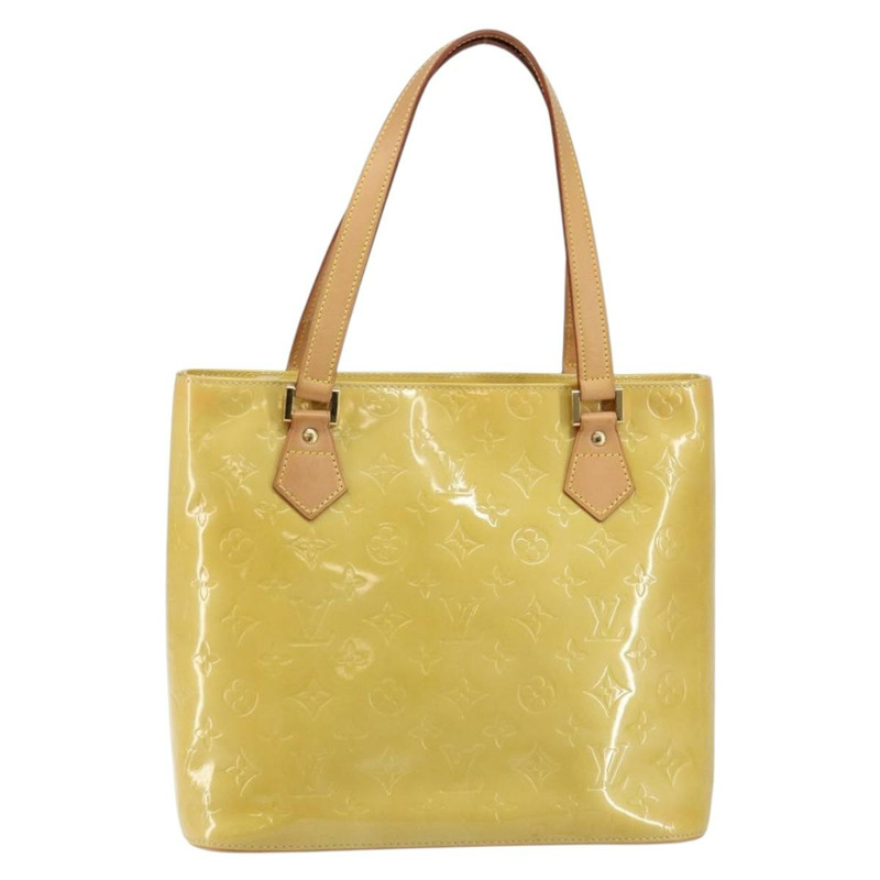 【日本直送】路易威登 Monogram Vernis Houston 手提包米色 M91004 LV 正品 ep11279-12