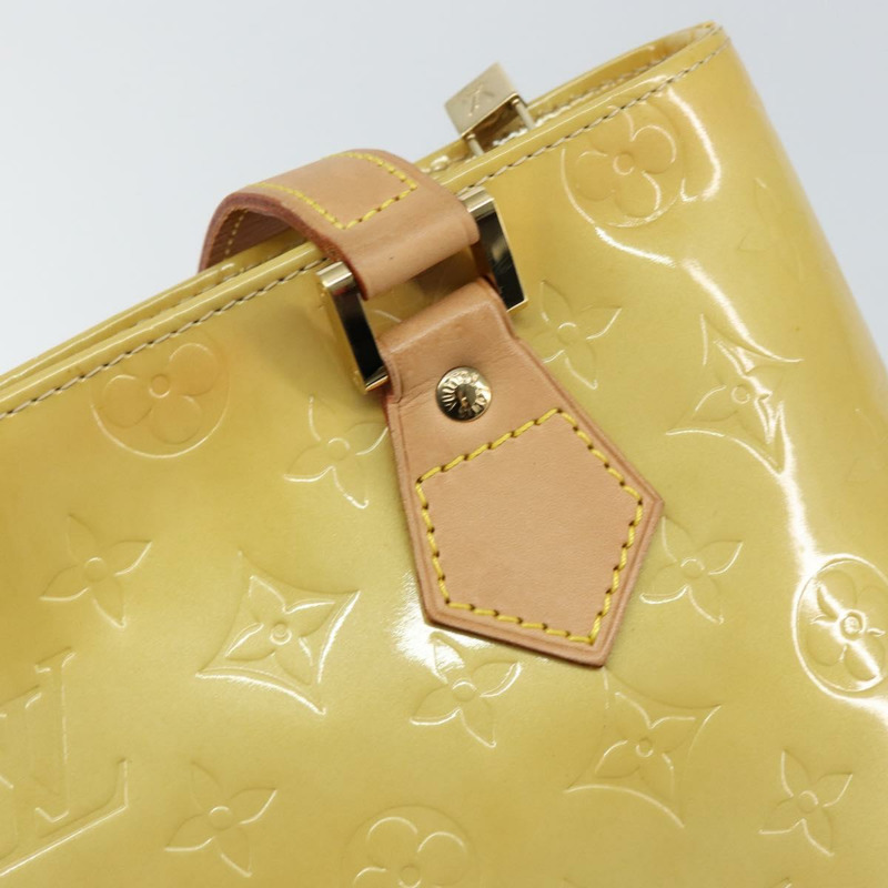 【日本直送】路易威登 Monogram Vernis Houston 手提包米色 M91004 LV 正品 ep11279-16